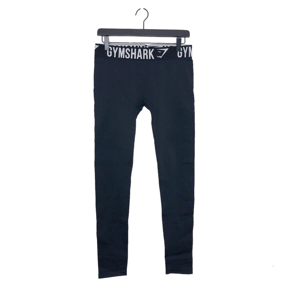 Gymshark Logo Band Black Leggings Workout Athleisure Streetwear